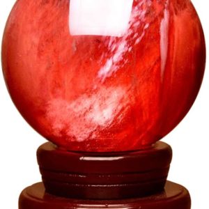 Bola de Cristal Rojo Meditación - 40cm