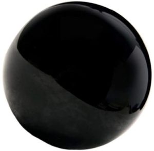 01-Bola de Cristal adivinación Obsidiana - 9cm