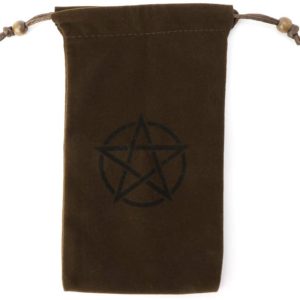 Bolsita Pentáculo para tarot - Marrón