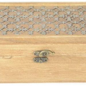 Caja de tarot con filigrana de metal