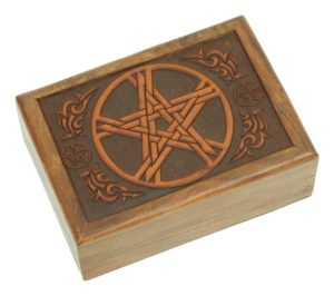 01-Caja para tarot Estrella de cinco puntas