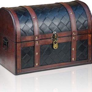 Caja para tarot cofre Cuero Candado