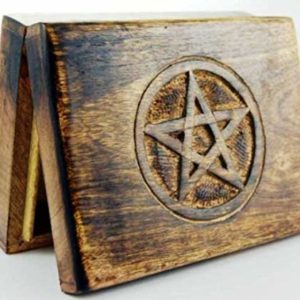 01-Caja para tarot con Pentagrama
