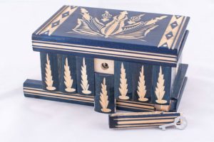 07-Caja para tarot llave oculta azul