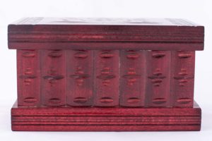 02-Caja para tarot llave oculta Rojo