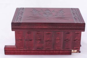 05-Caja para tarot llave oculta Rojo