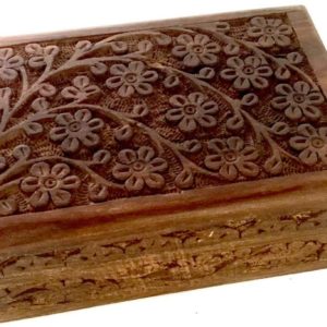 Caja para tarot flores
