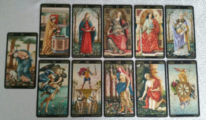 Golden Botticelli Tarot  Los Amantes