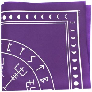 03-Mantel para tarot Runas - Morado