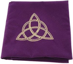 01-Mantel para tarot Wicca - Morado