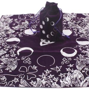 Mantel bolsita tarot Bruja Luna - Morado