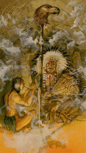 Native American Tarot  El Emperador