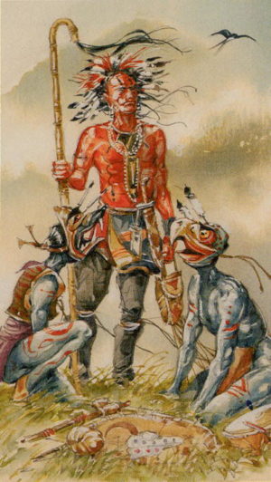 Native American Tarot  El Hierofante