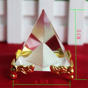 04-Pirámide Cristal Soporte 5cm