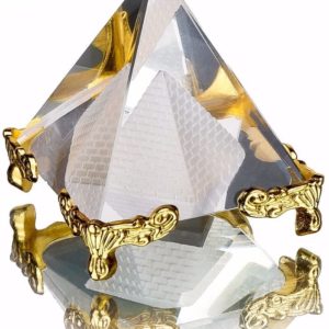 Pirámide Cristal Soporte 8cm