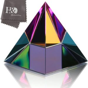Pirámide Vidrio 8cm