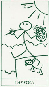 Stick Figure Tarot  El Loco