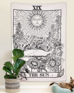 03-Tapiz Tarot Blanco  El Sol XIX