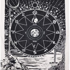 Tapiz Tarot Blanco La Estrella XVII